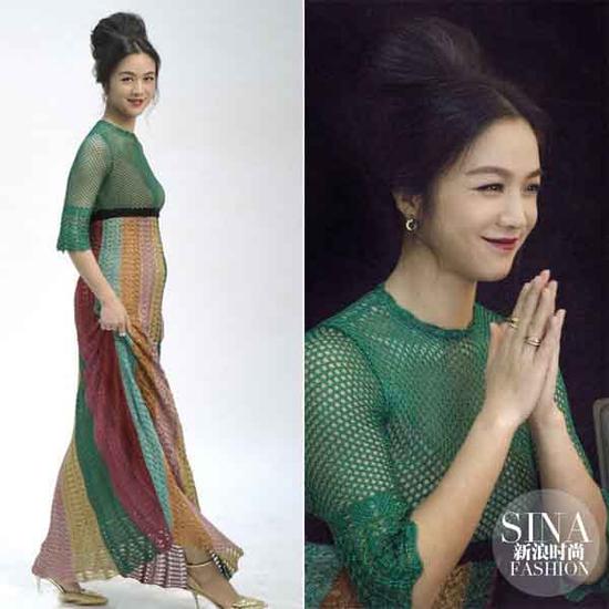 顏值還是完美滴，只是那裙子是個什么鬼