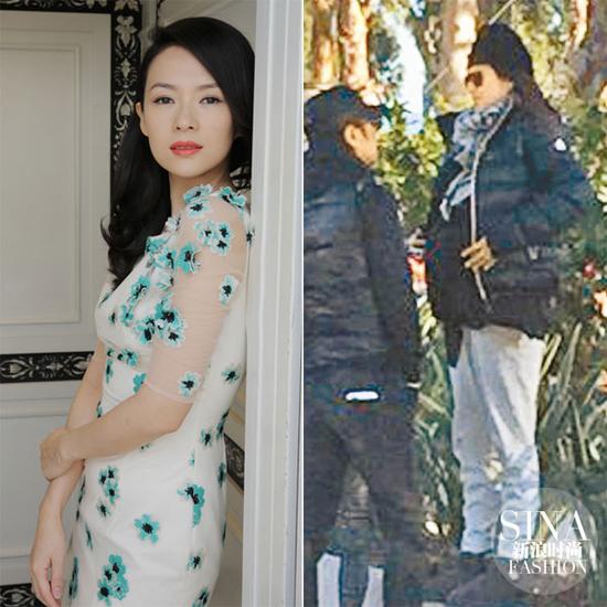章子怡懷孕后，這帽子戴的也太奇特