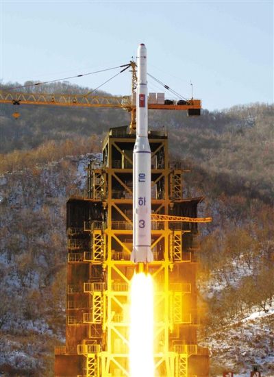 去年12月12日，朝鮮發(fā)射衛(wèi)星。