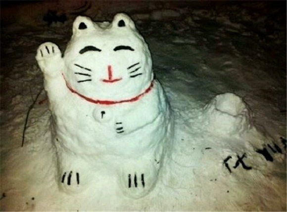 創(chuàng)意十足！日系列卡通雪人走紅