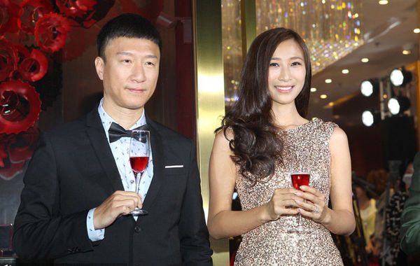 圖為孫紅雷、王駿迪夫婦。
