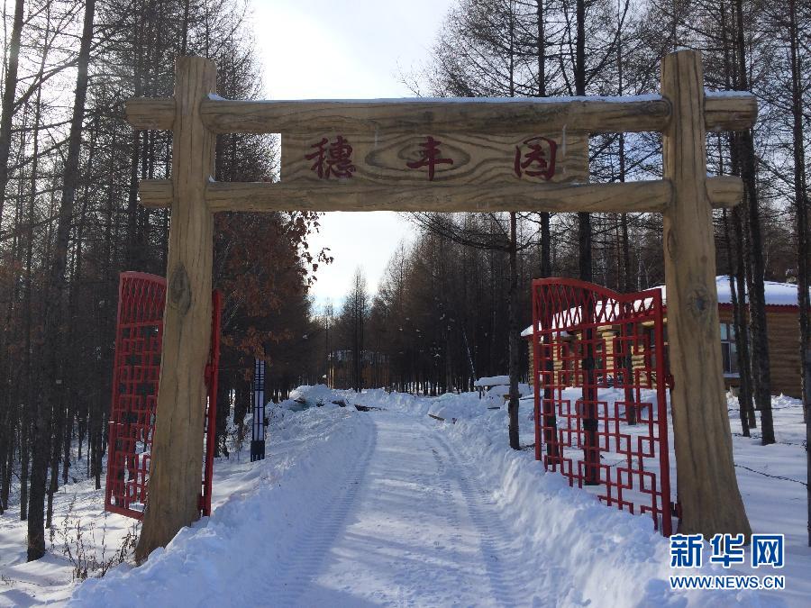 北山一隅的穗豐園（2013年12月8日攝）。新華社記者程子龍攝