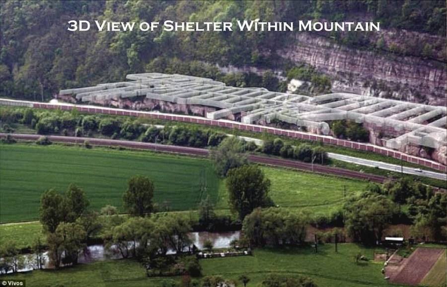 圖為堡壘外觀的3D效果圖。