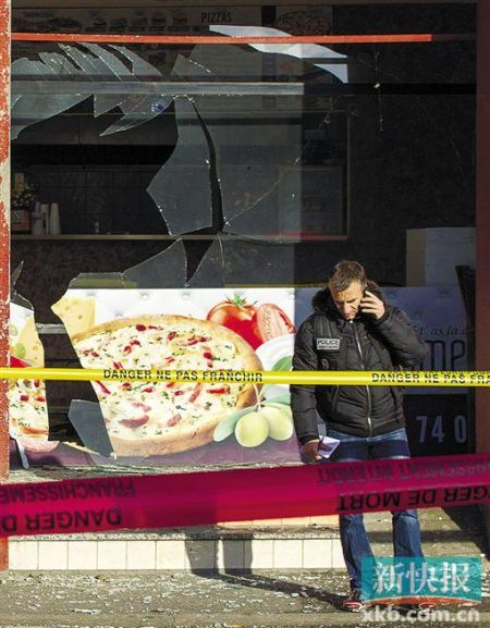 法國(guó)東部羅訥省一餐館8日發(fā)生爆炸。 新華社發(fā)