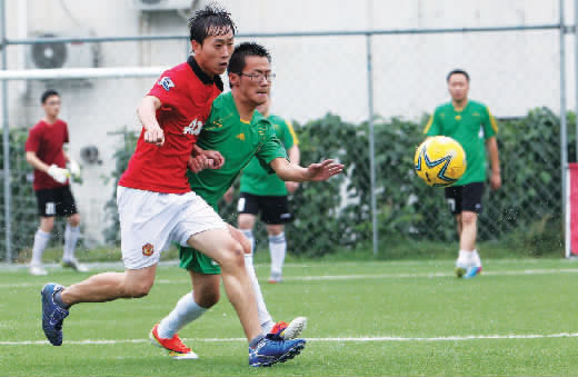 平安保險與農大體院的這場比賽，在上半場就失去了懸念