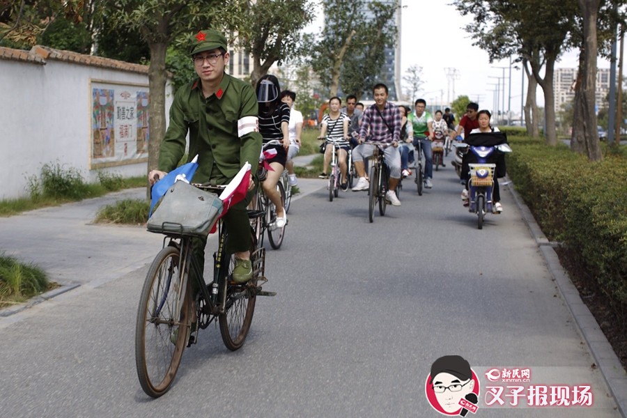 無車日復(fù)古慢騎行！懷舊style萌萌噠